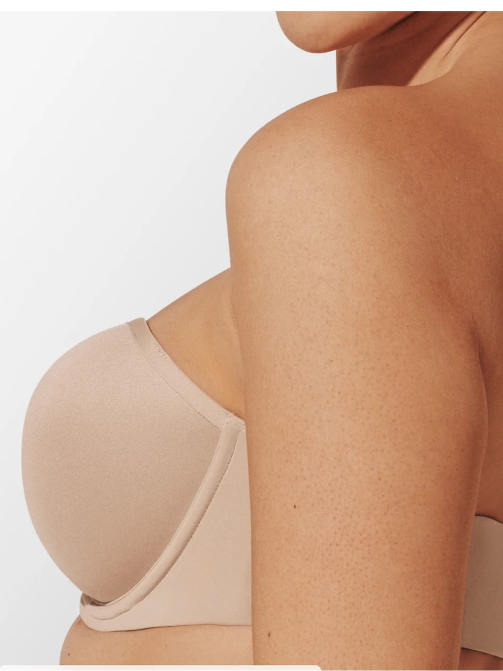 Third Love 24/7 Classic Strapless Bra in Taupe 36D - Picture 4 of 9